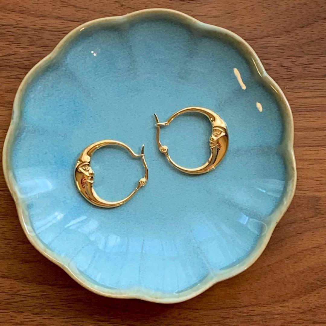 常田大希 ピアス ムーンピアス フープ ゴールド ステンレス 人気
