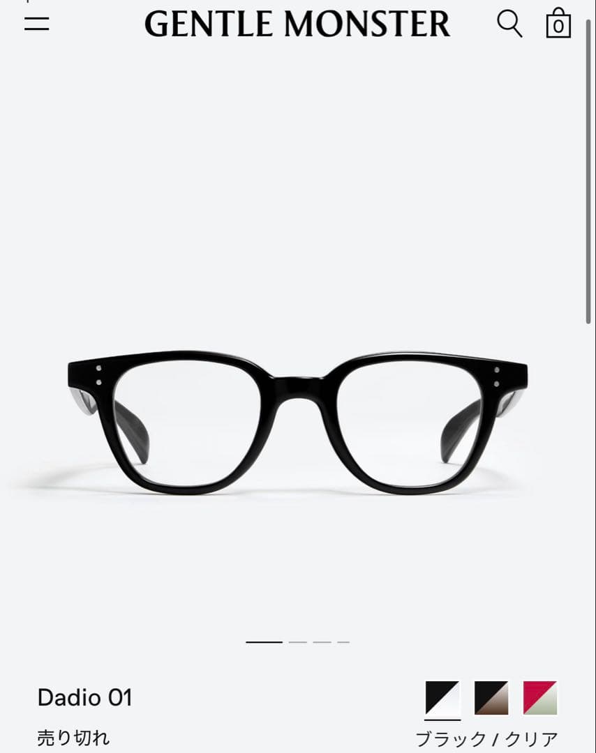 メガネ・老眼鏡 GENTLE MONSTER Dadio 01 G9FND9PYWM2M_FRONT.jpg