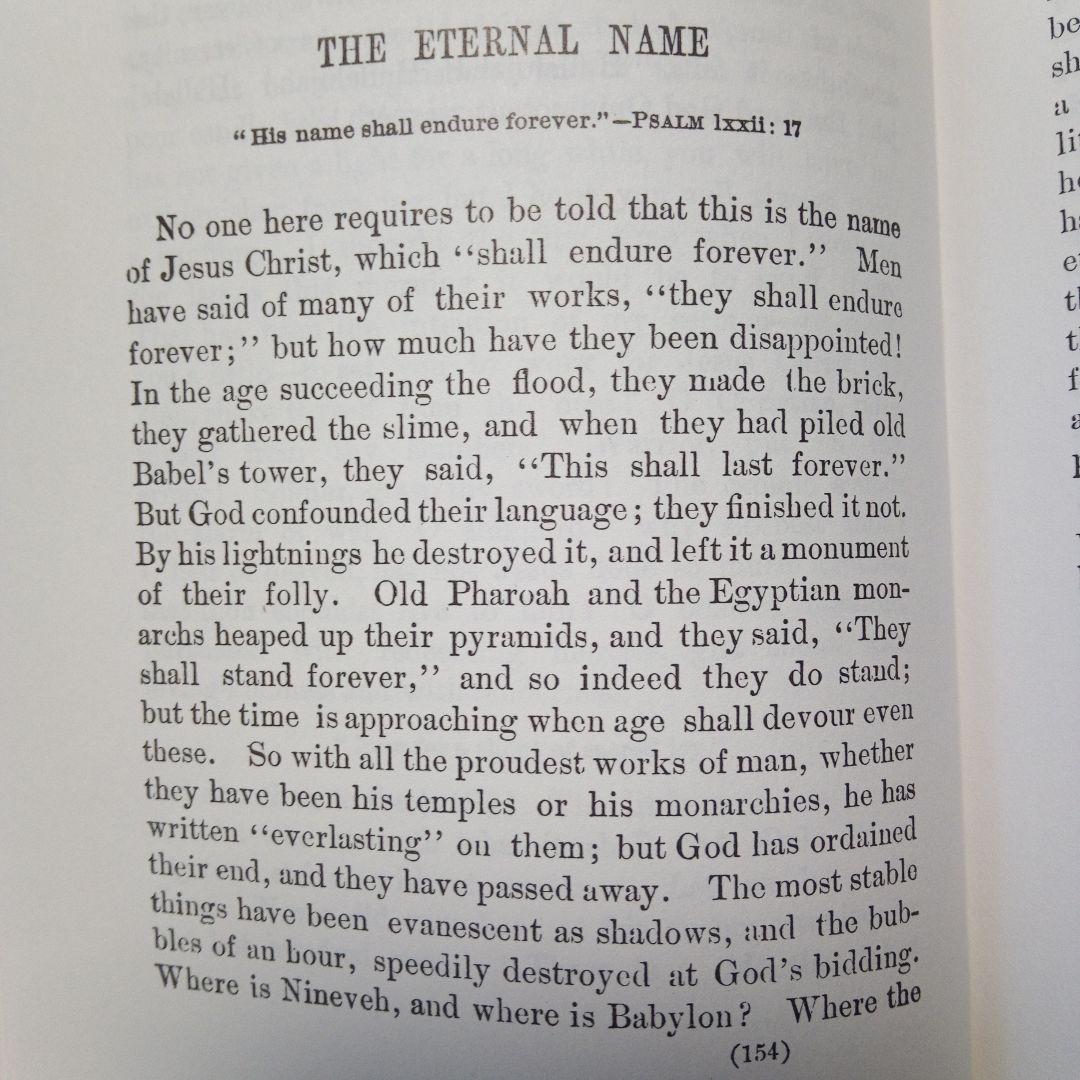 スポルジョン説教集 \"Spurgeon's Sermons\" 10巻