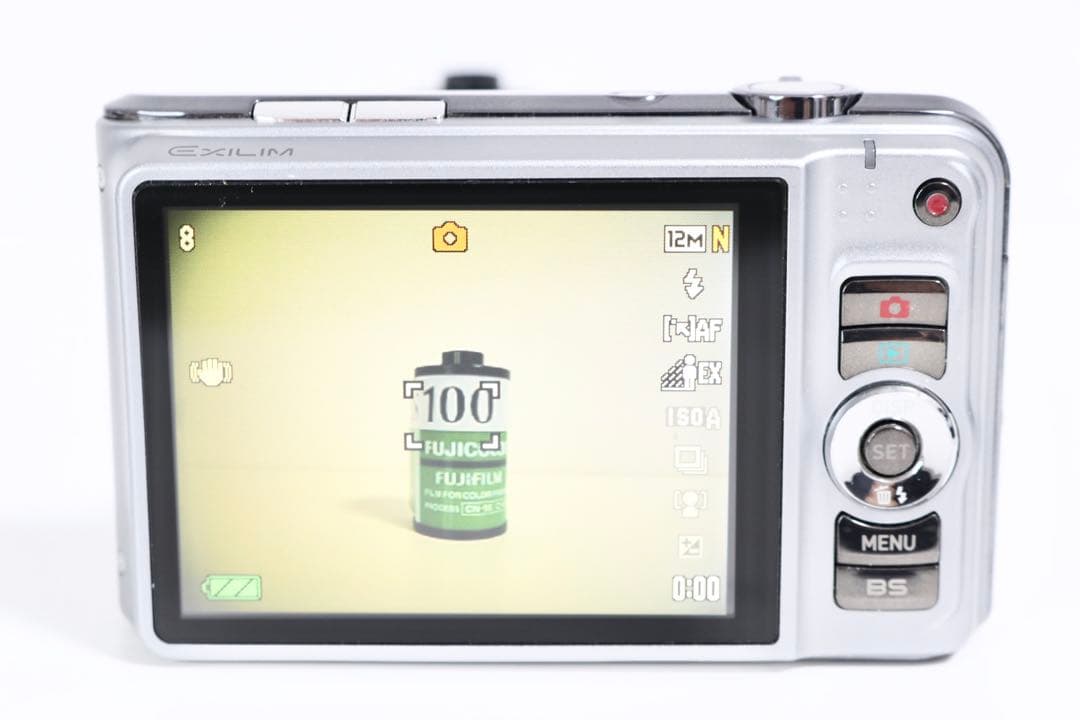 カシオ CASIO EXILIM EX-H10 シルバー - メルカリ