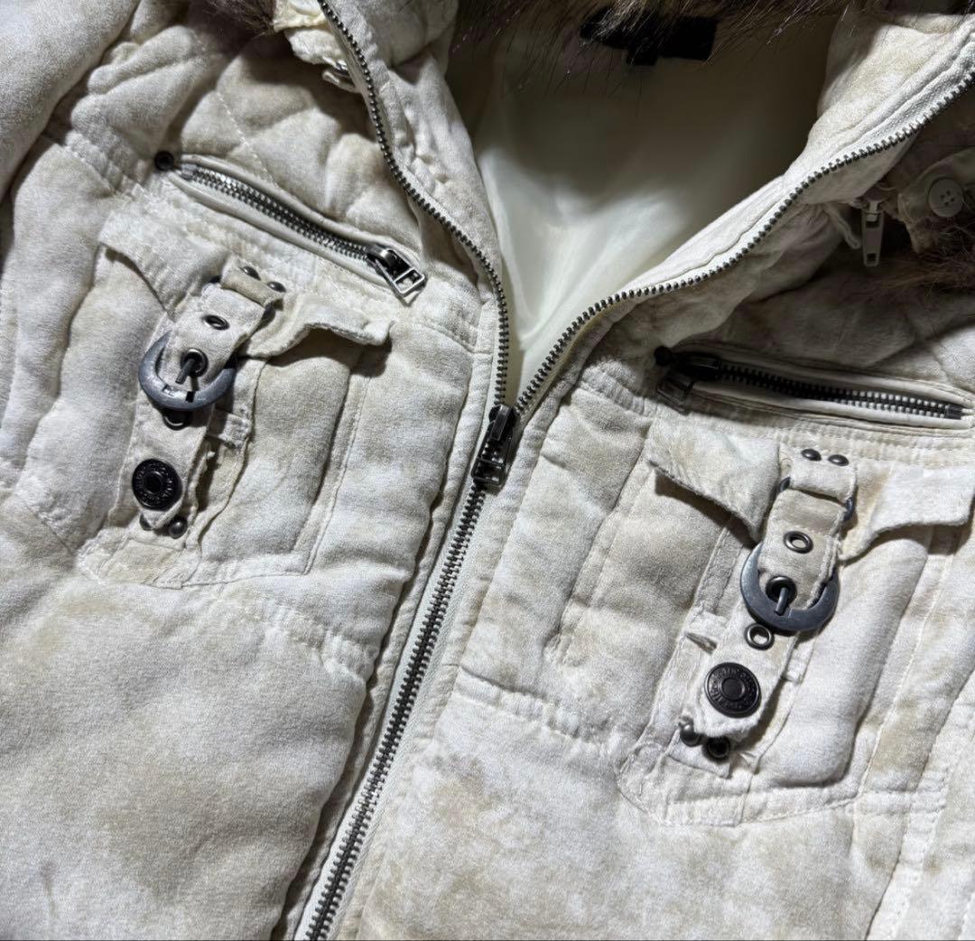 in the attic fur down jacket y2k 平成 ギャル男 - メルカリ