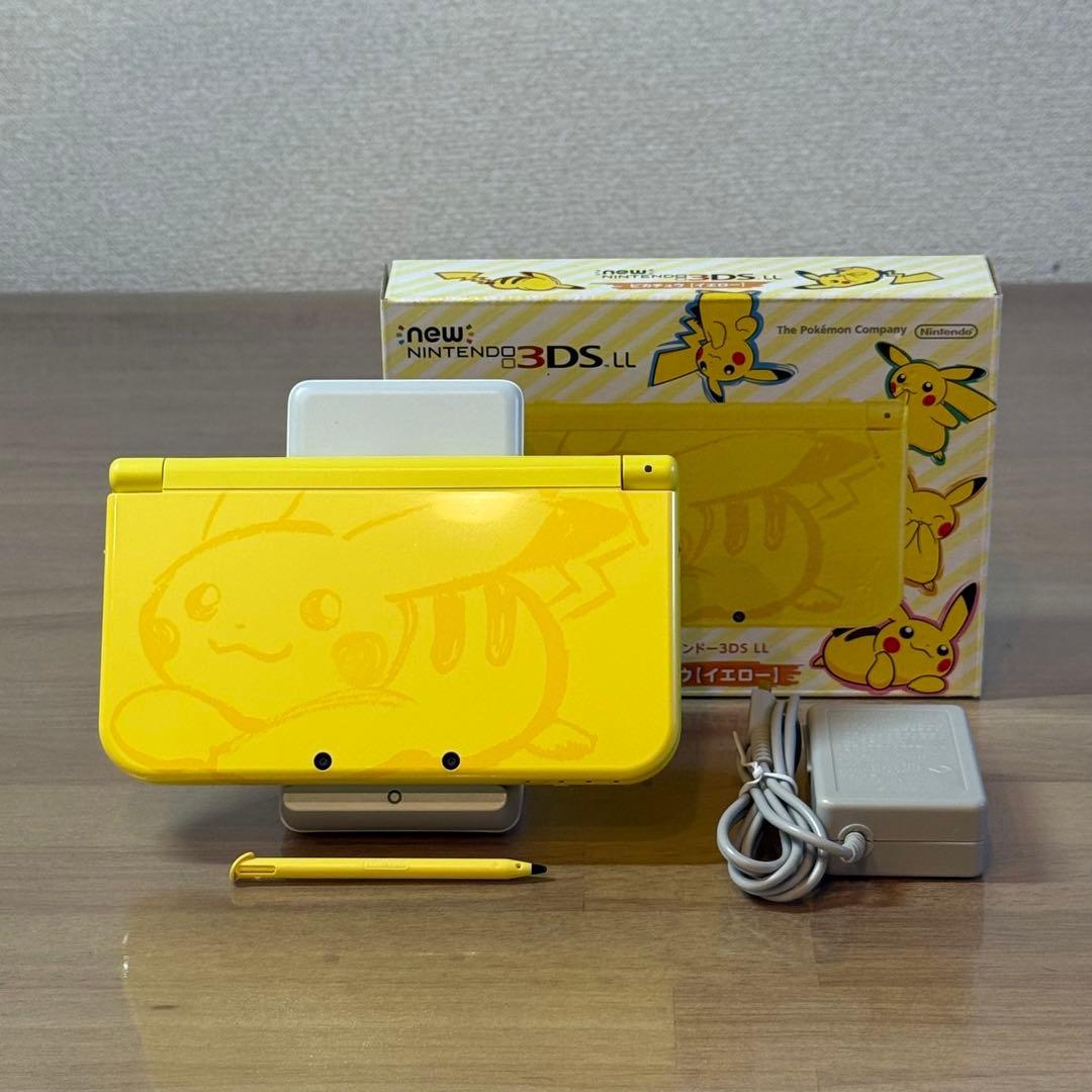 7-122 Newニンテンドー3DS LL ピカチュウ【イエロー】箱付き Amazon | Newニンテンドー3DS LL ピカチュウ【イエロー】 | ゲーム機本体