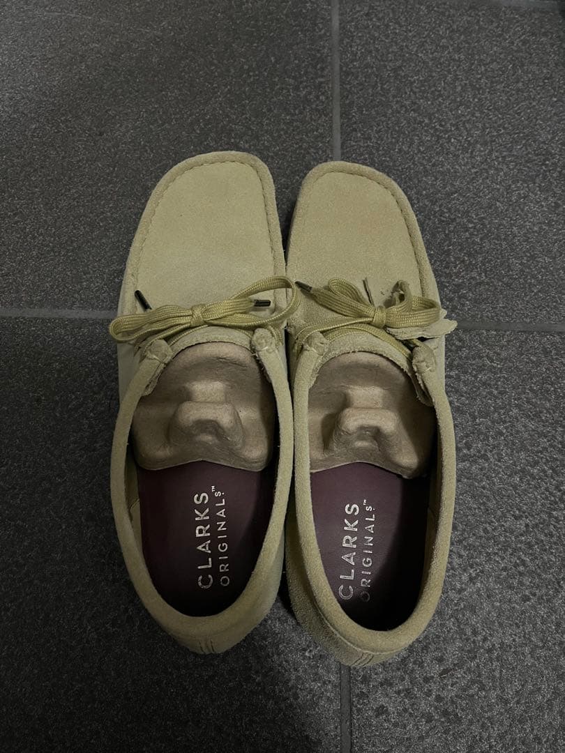 CLARKS ベージュ スエード ローファー Clarks（クラークス） ローファー W'S WallabeeLoafer. ワラビー