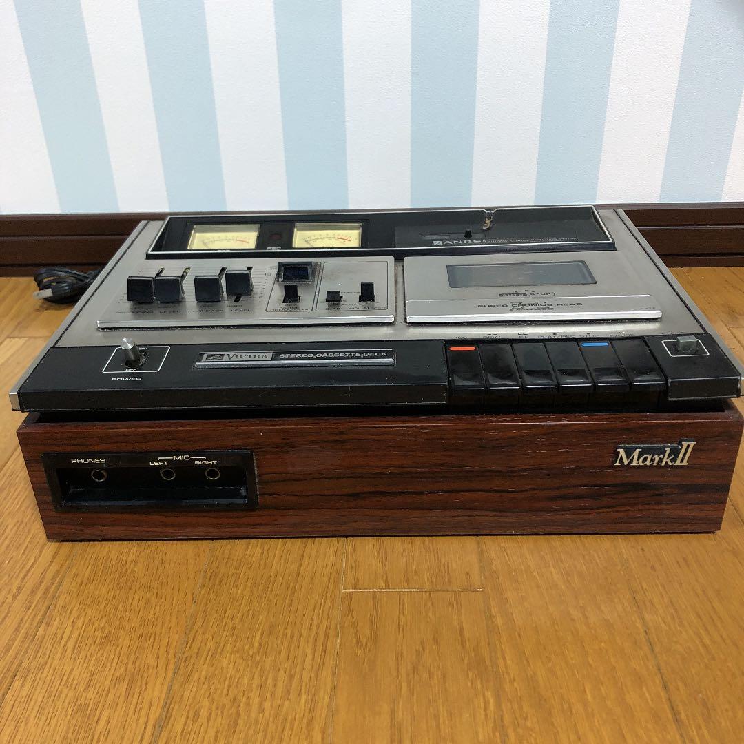ビンテージ カセットデッキVICTOR KD-667 Mark II 昭和 - メルカリ