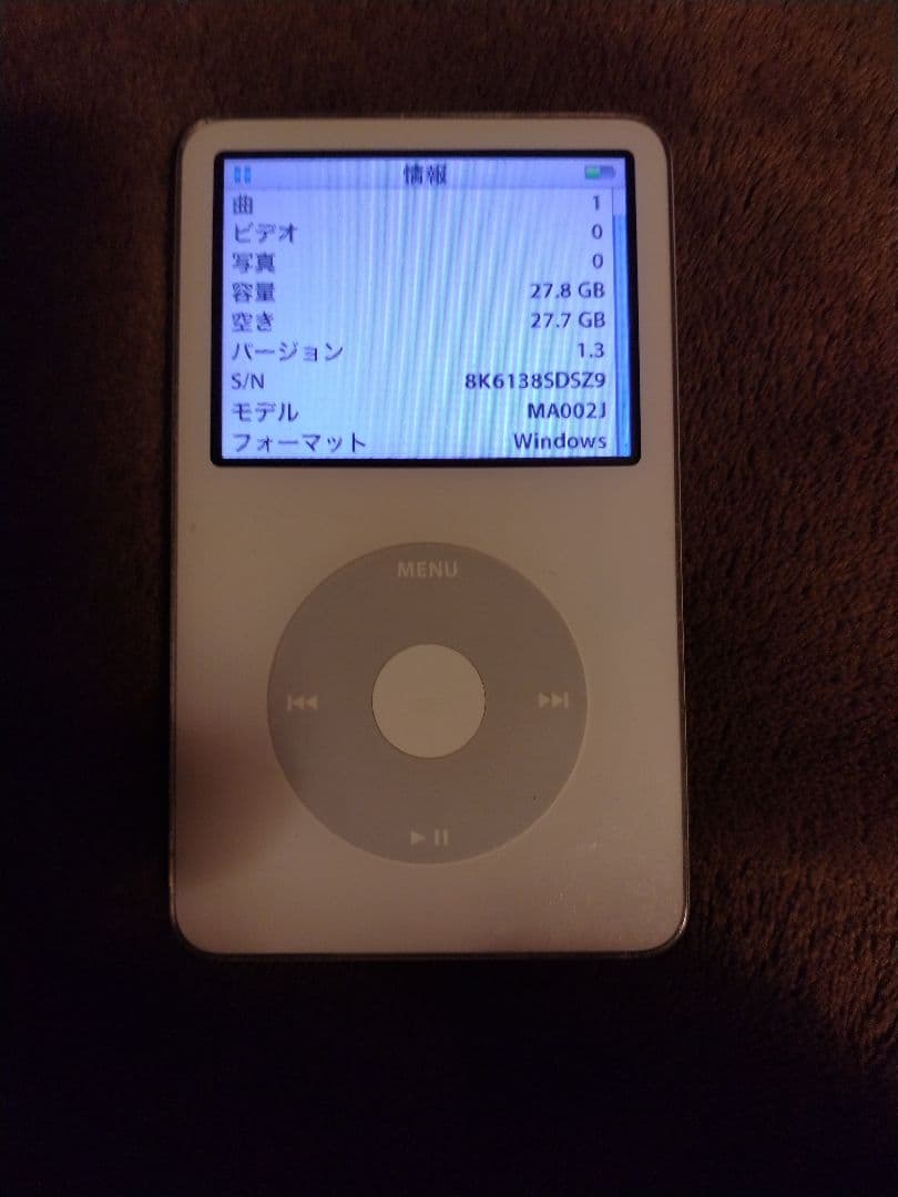 iPod classic 第五世代 30GB A1136 - メルカリ