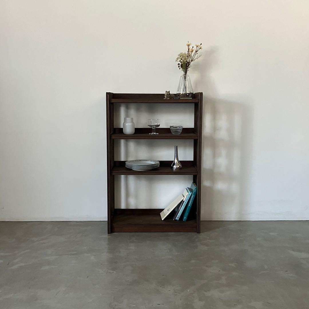 レトロ アンティーク 古道具 古家具 木製 本棚 収納棚 キャビネット 昭和