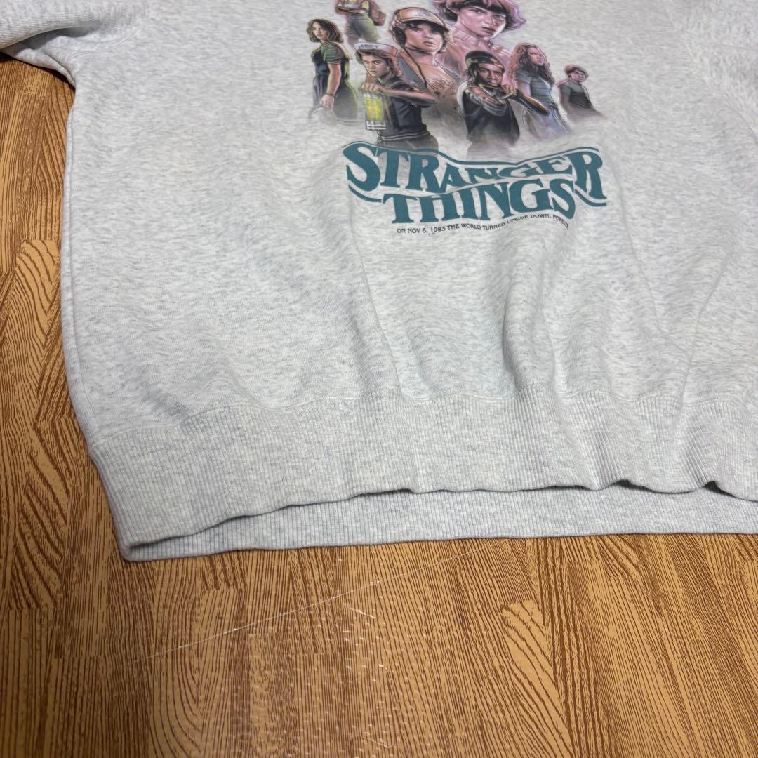ストレンジャーシングス コラボ スウェット トレーナー サイズM グレー