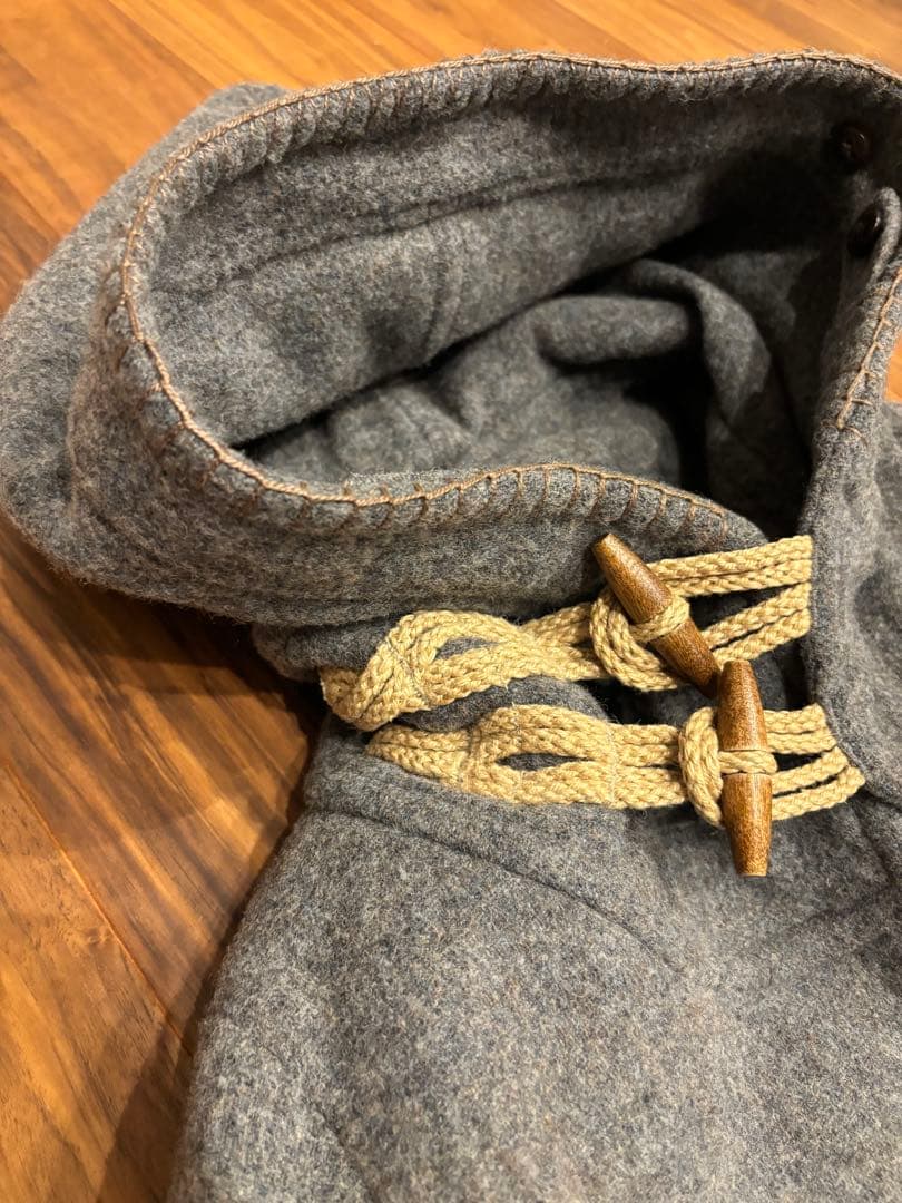 冬物】TROVE トローヴ グレー ウール コート ダッフルコート 40 - メルカリ