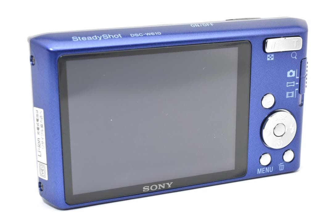 《 美品 》 ソニー　SONY Cyber-Shot DSC-W610 ブルー
