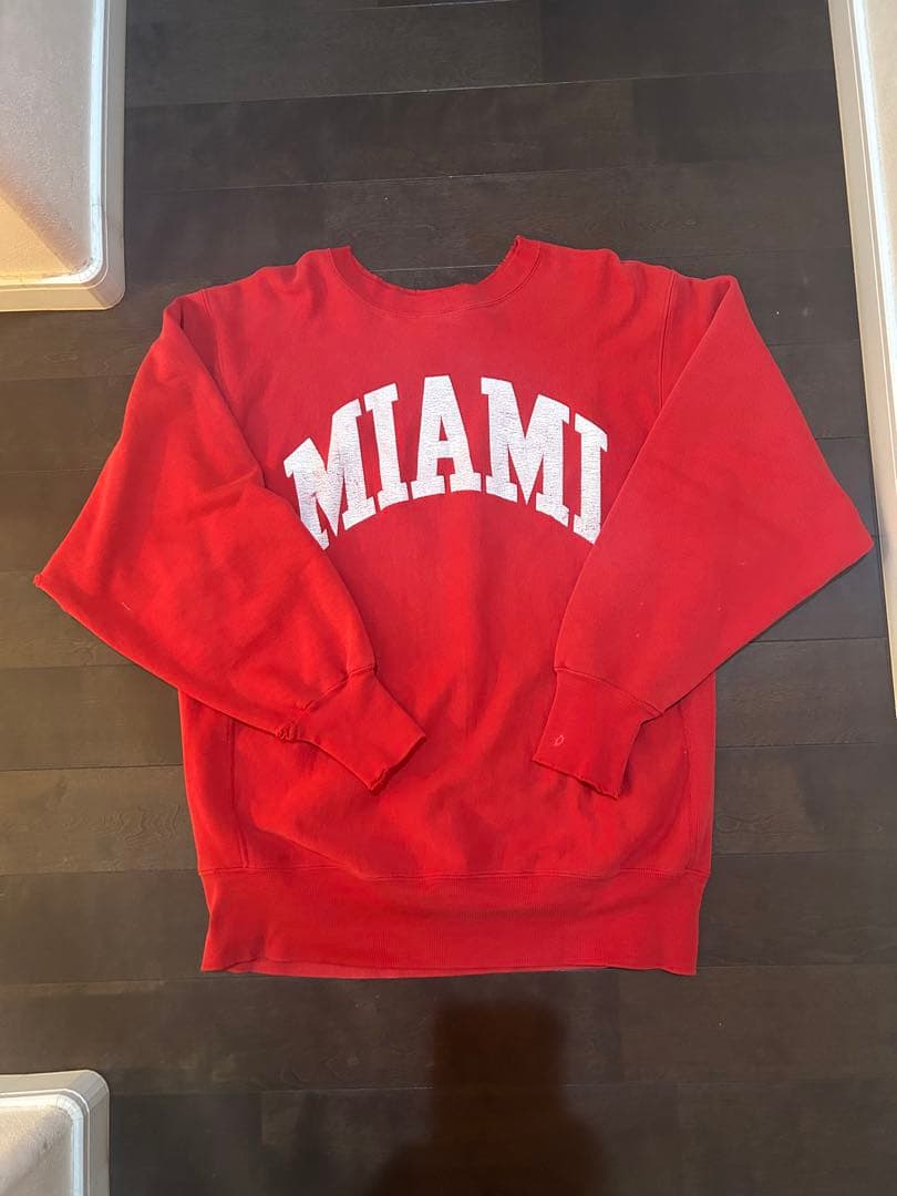 Y氏チャンピオン　リバースウィーブ　MIAMI 90s XL. 90s USA製 Champion リバースウィーブ MIAMI スウェット - メルカリ