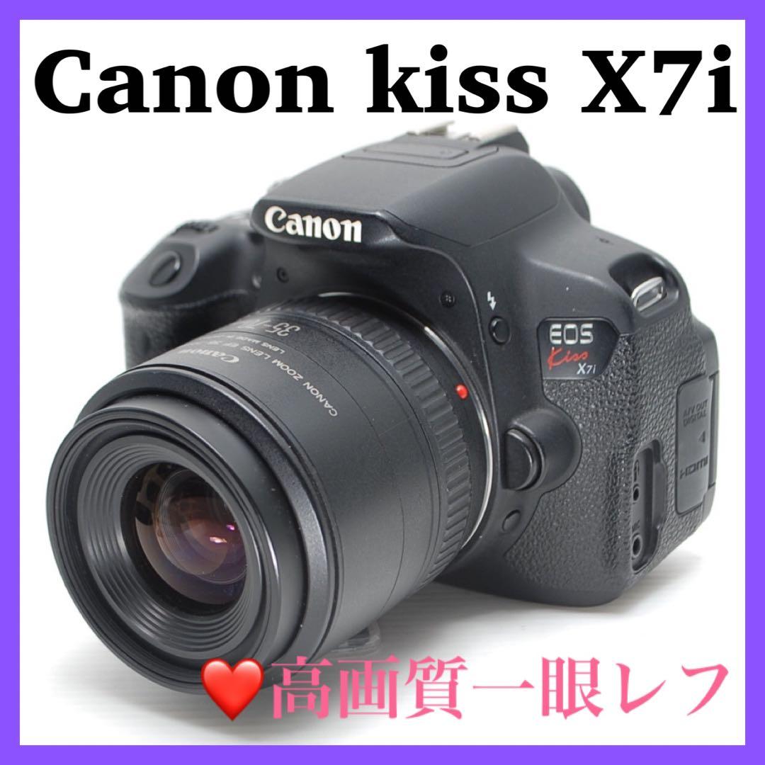 ❤️スマホ転送OK❤️Canon kiss X7i タッチ精度が高く操作がしやすい Canon kiss x7 スマホ転送 超小型・軽量 超望遠ダブルレンズ付き