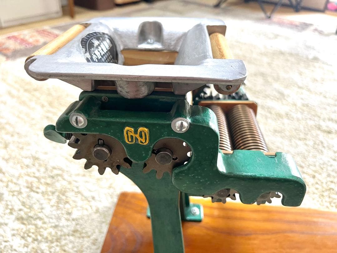 小野式製麺機｜レストア品｜ 2.0mm刃｜動作良好｜食品機械用フード