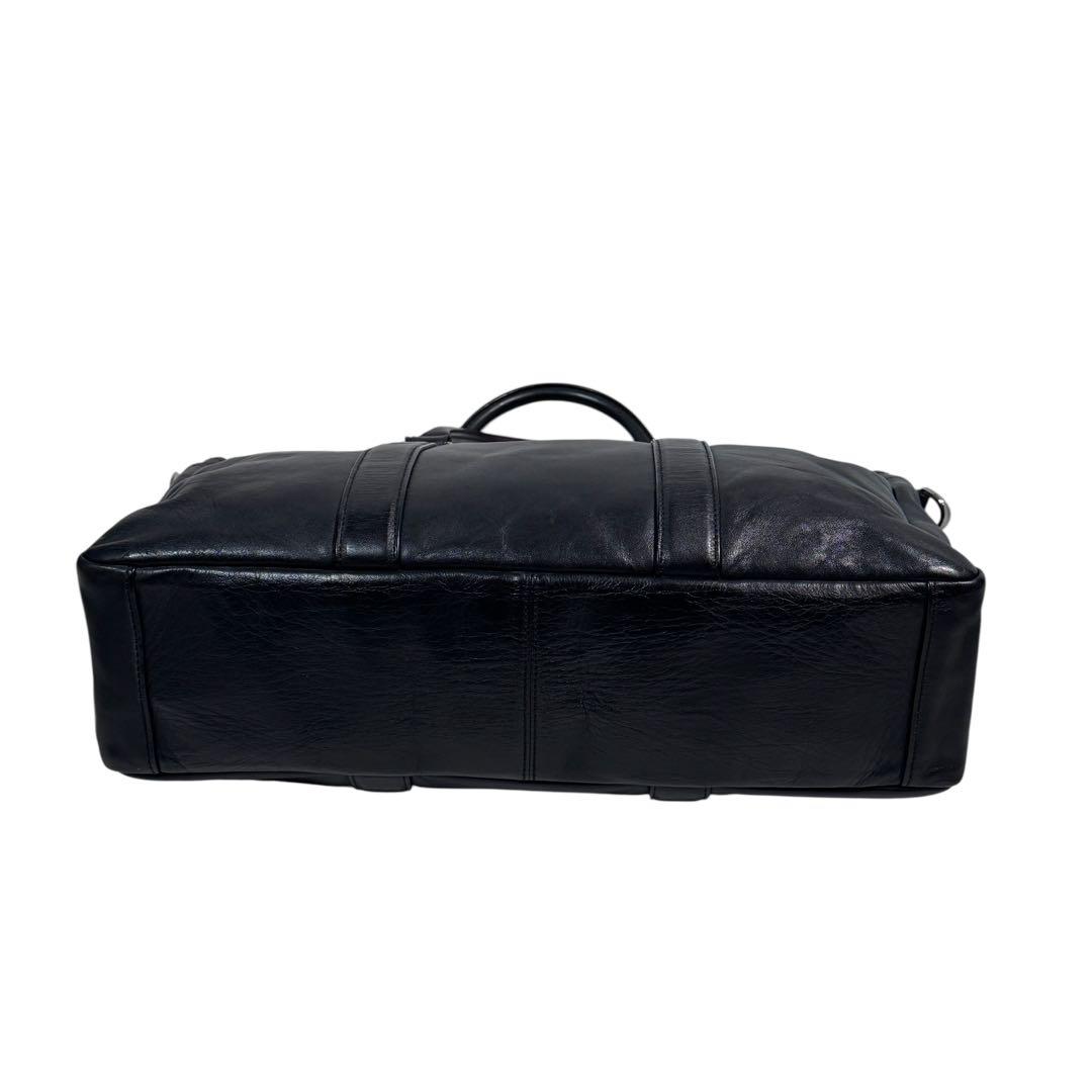 美品】COACH レキシントン トートバッグ サフィアーノレザー 黒 A4可