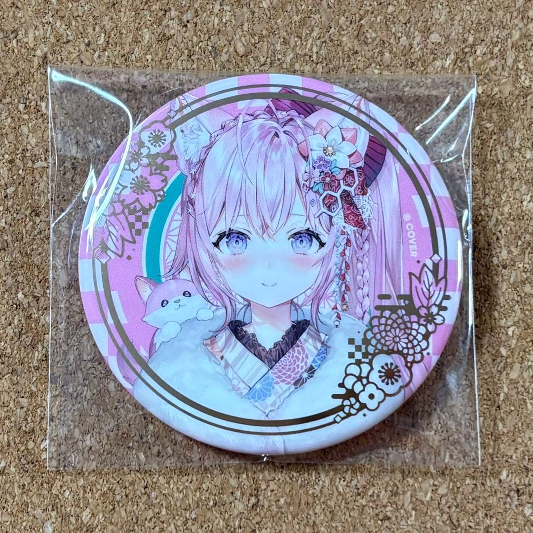 ホロライブ 博衣こより 箔押し缶バッジ 正月衣装Ver. - メルカリ