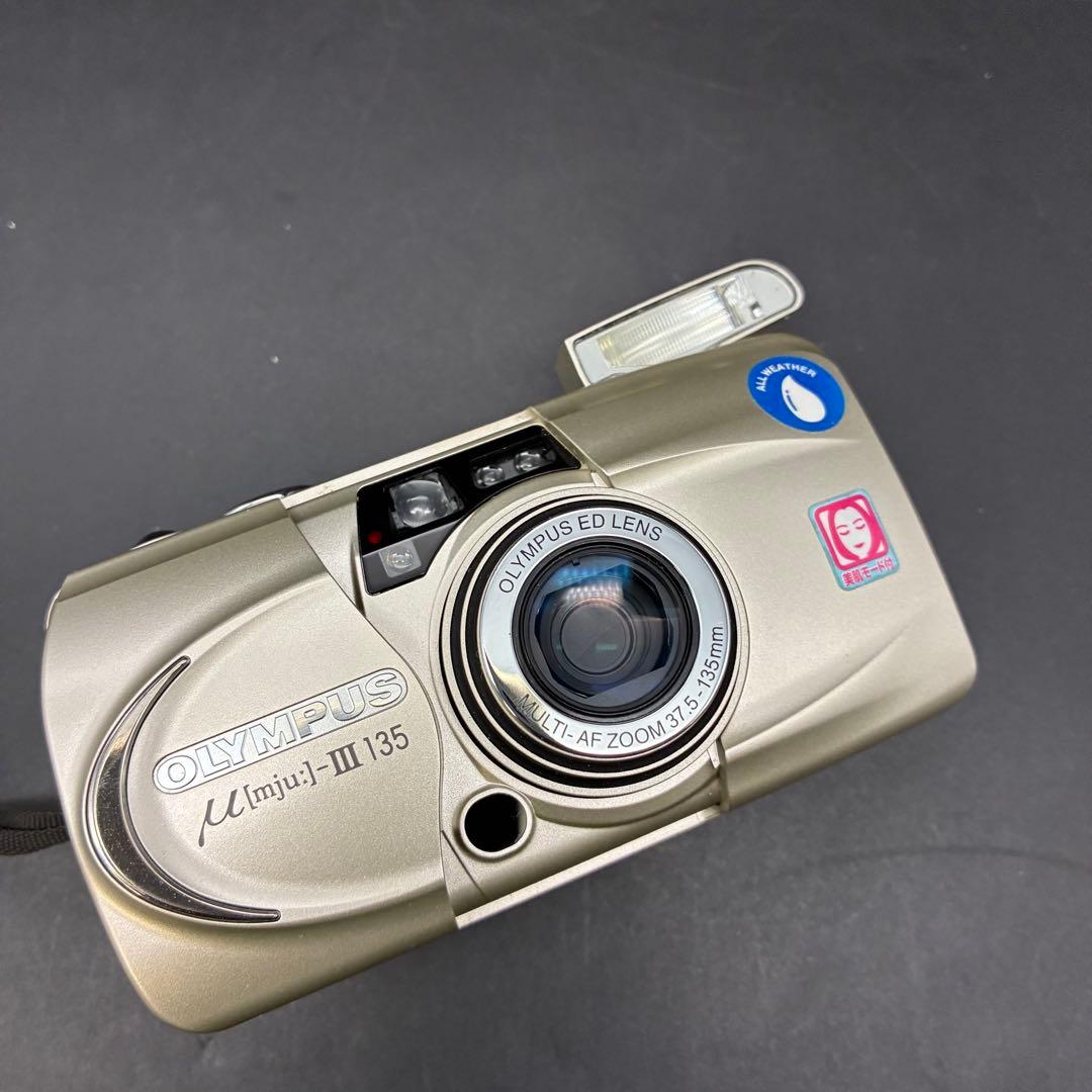 動作確認済み】OLYMPUS μ[mju:]-III 135 フィルムカメラ - メルカリ