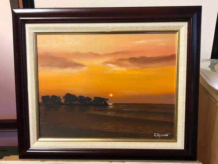 希少　絵画油絵　宮本秋風　残照 希少 絵画油絵 宮本秋風 残照 希少 絵画油絵 宮本秋風 残照 希少絵画