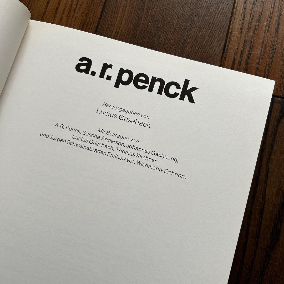 a.r.penck アート作品集美術書 Prestel社刊行265頁