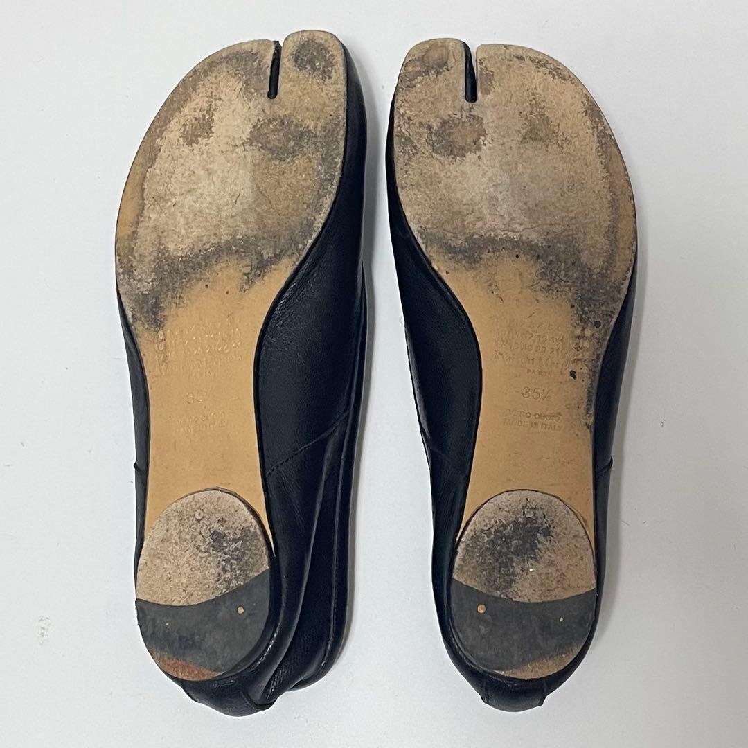 【美品】Maison Margiela タビバレエシューズ レザー 22.5cm