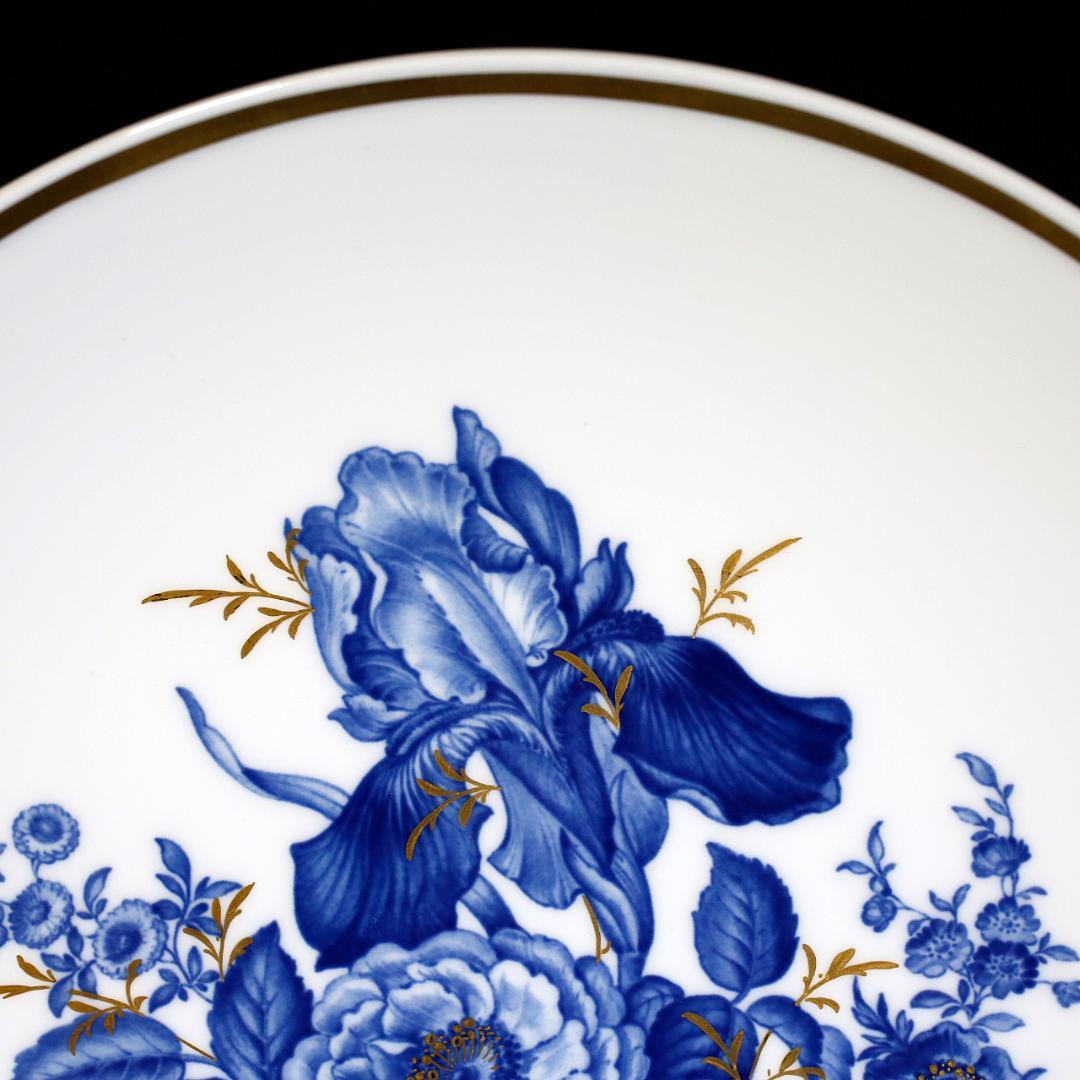 極美品 1級品】マイセン ブルーフラワー プレート 金彩 ディスプレイ