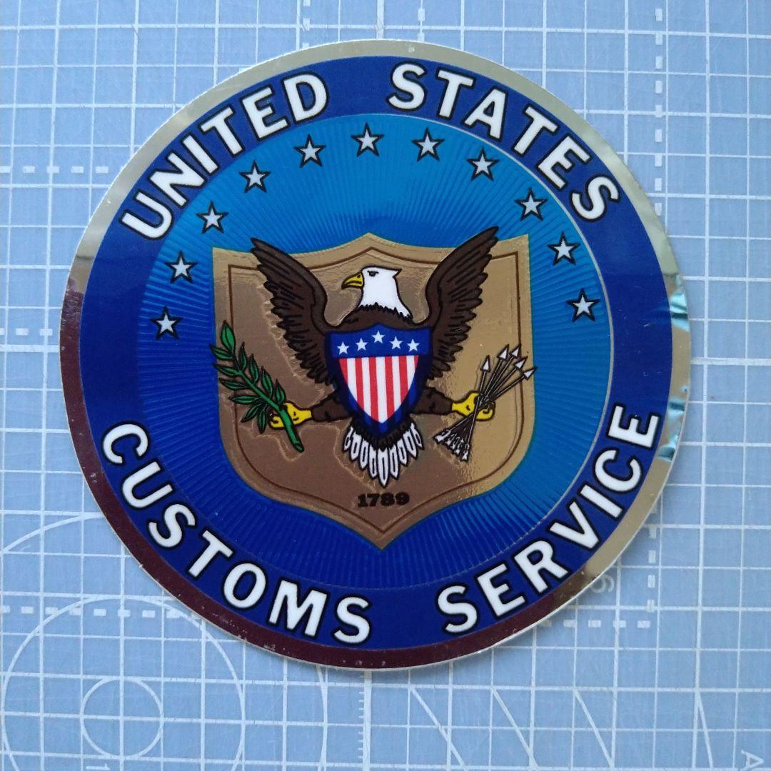 アメリカの警察・消防ワッペンセットとアメリカ税関ステッカー - メルカリ