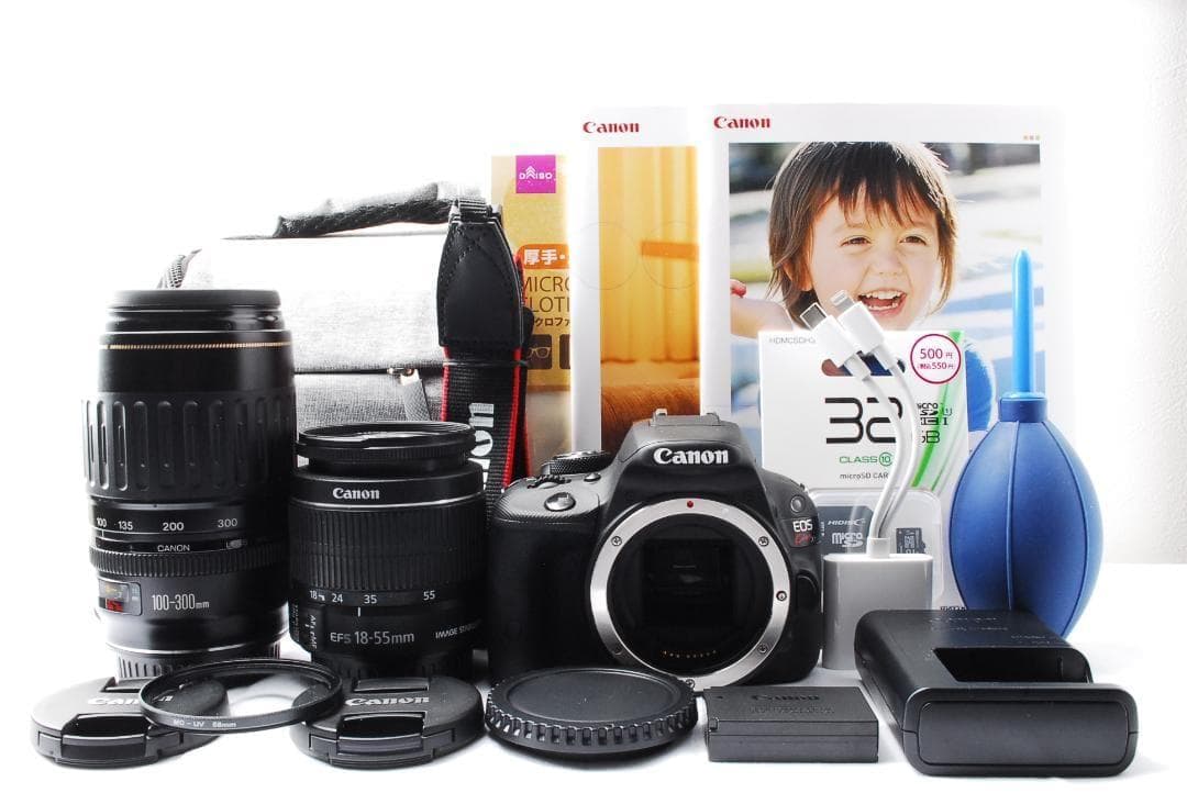 初心者おすすめ❤️キャノン kiss X7 ダブルレンズセット スマホ転送