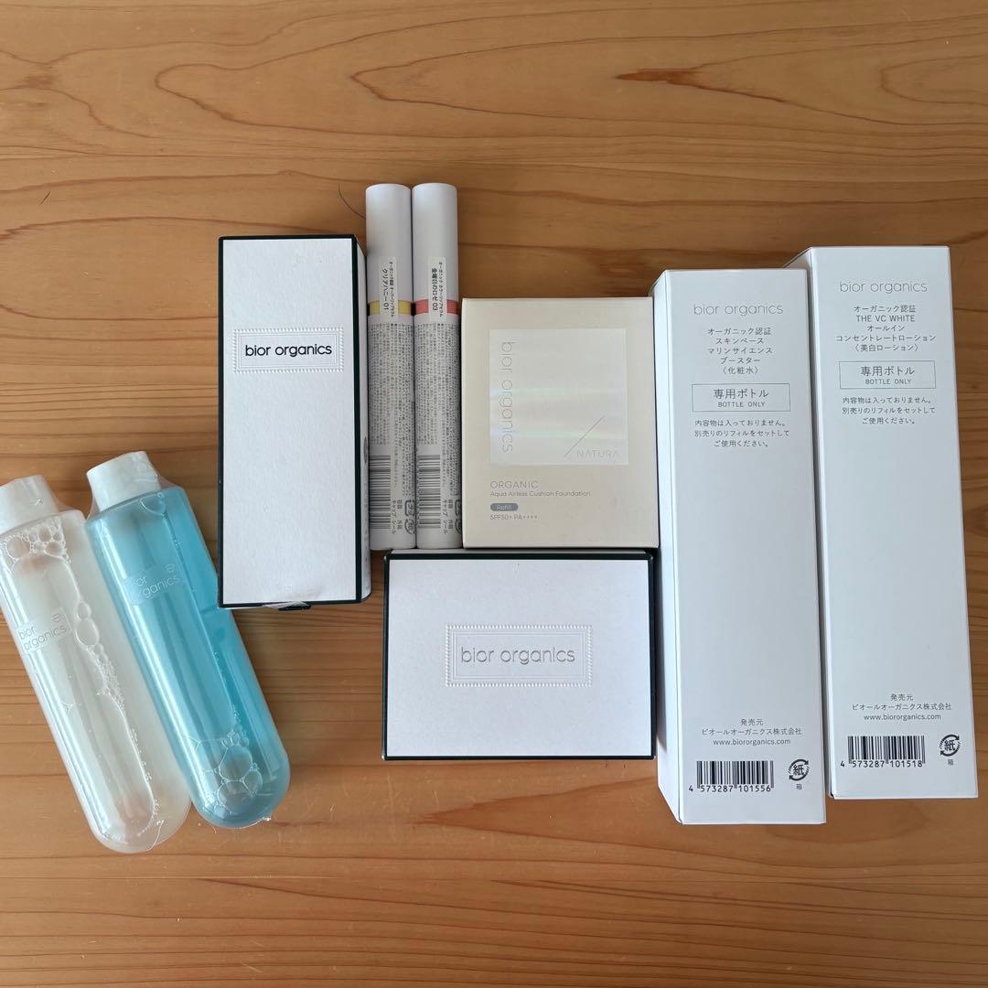 bior organics 商品詰め合わせ bior organics】オーガニックアクア エアレスクッション エッセンス