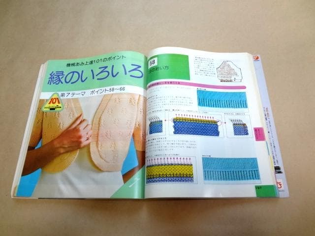 ☆ 絵を見てわかる 機械あみ上達101のポイント 日本ヴォーグ社