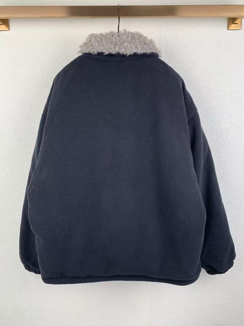 極美品miu miu ネイビー ジップアップ ジャケット