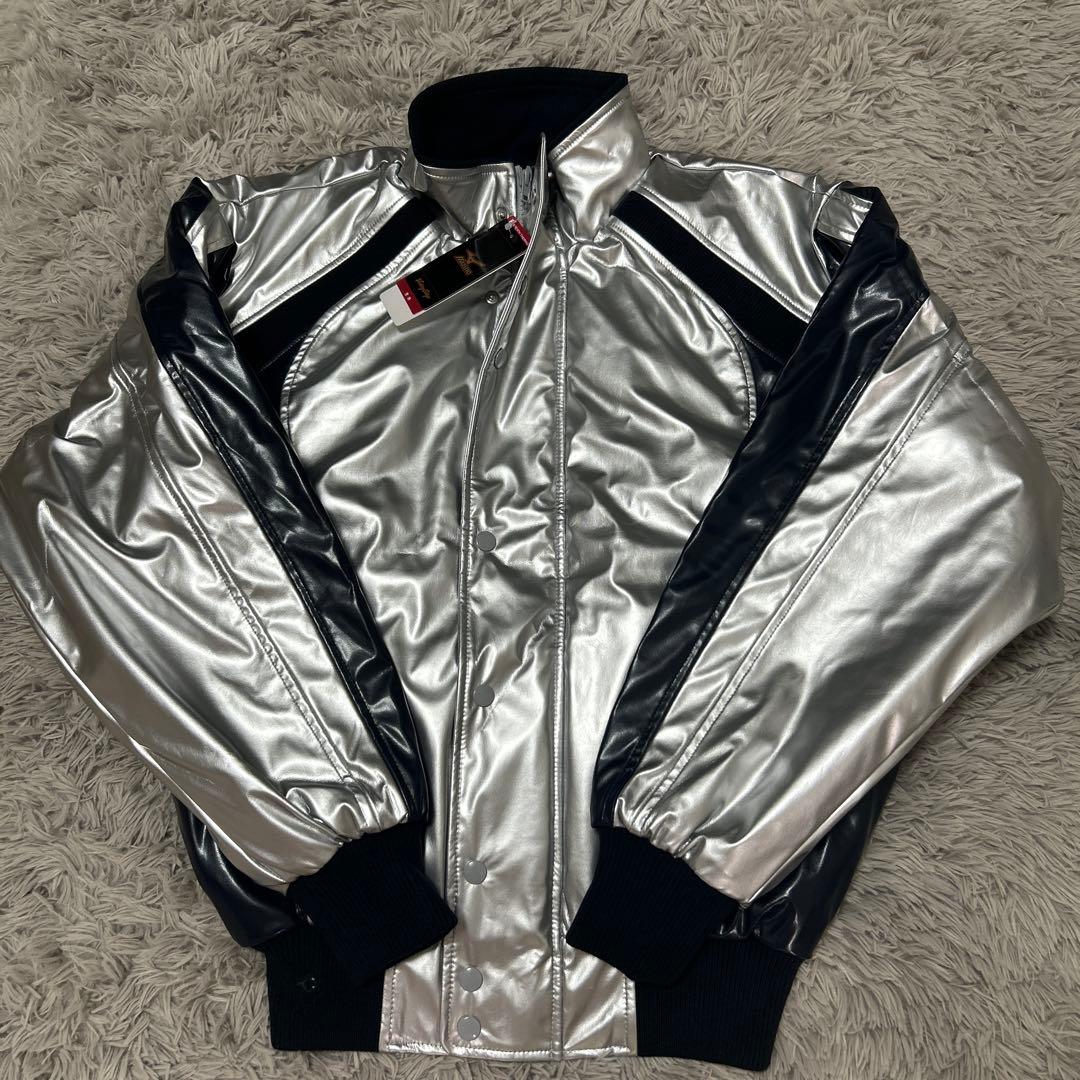 未使用品 ミズノ ビクトリーステージ グラウンドコート シルバー