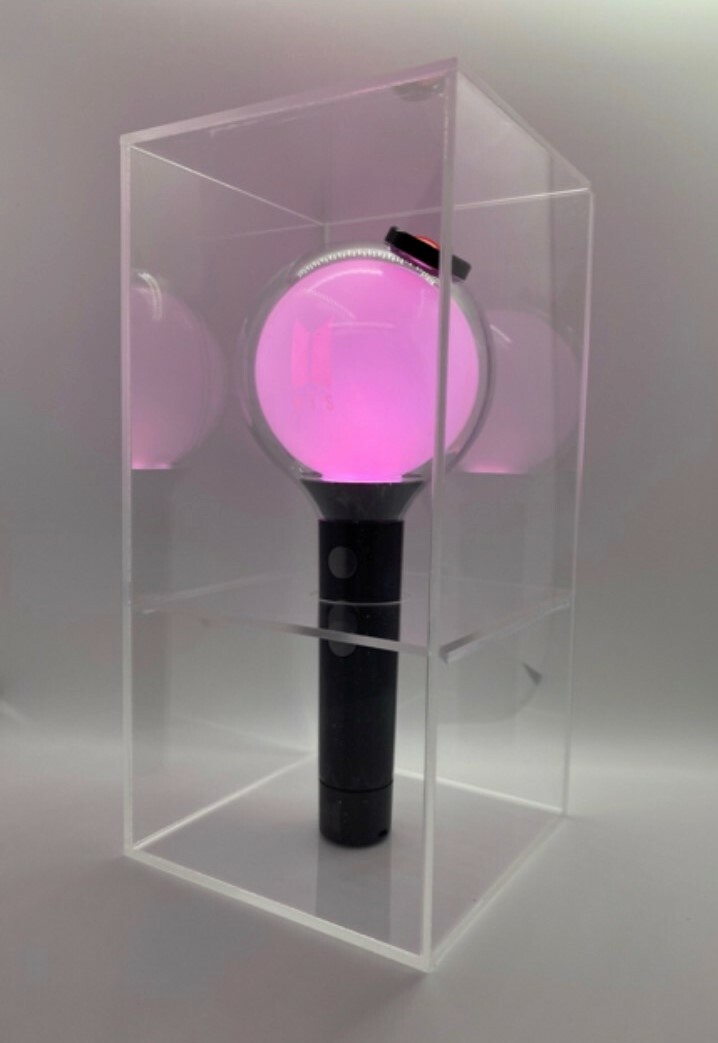 アミボムなどのペンライトの飾り付けに‼『アクリル・ペンライトケース