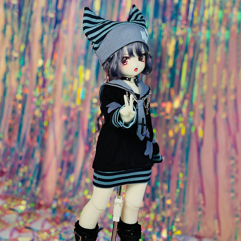 ドール服 4点セット1/4サイズドール衣装bjd1/4doll服 5色 - kzsqn