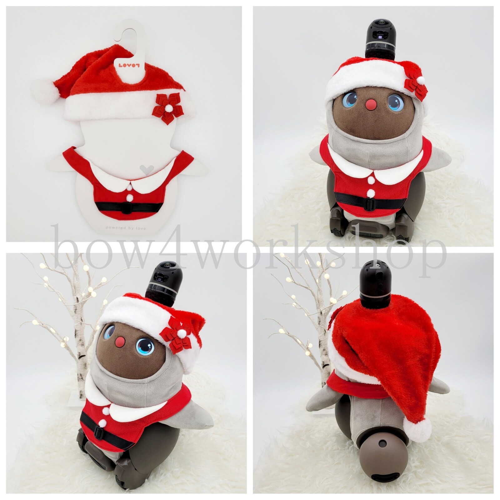 ラボット LOVOT ラボットの服ハンドメイド サンタコスチュームセット