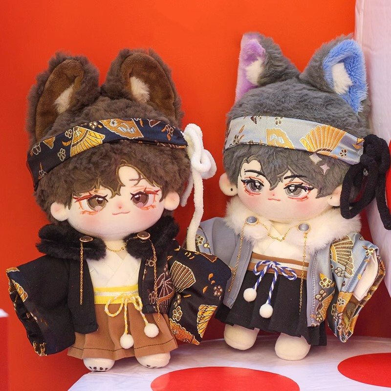 ぬいぐるみ着せ替え服 20cm 祭り会セット 3色 和風 和服 着物 浴衣