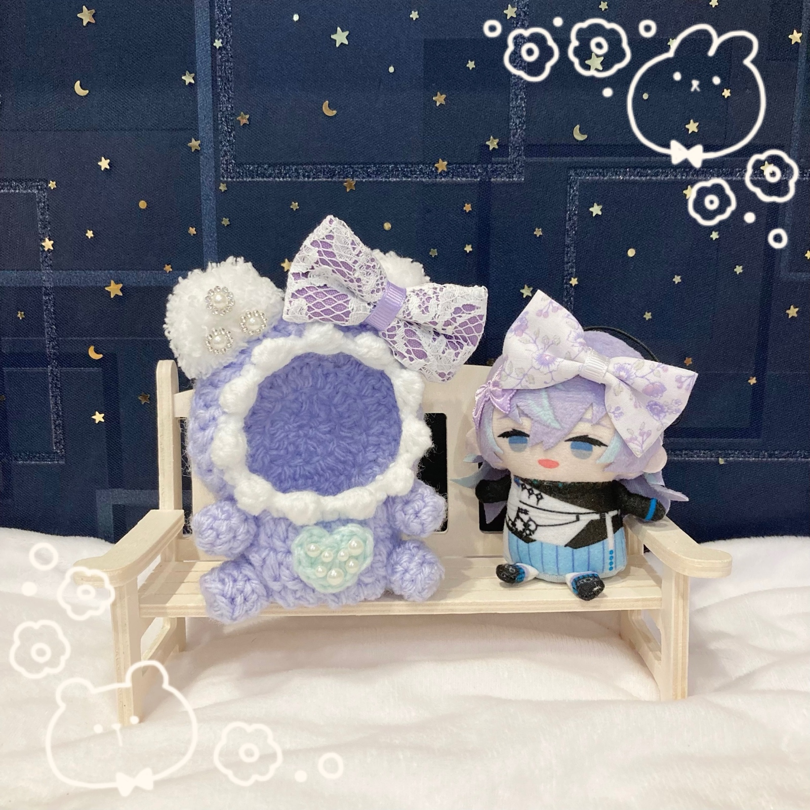 たれみみしろうさぎ☆ にじぱぺっと ぱぺ服 ぬい服 - kulloe | minne