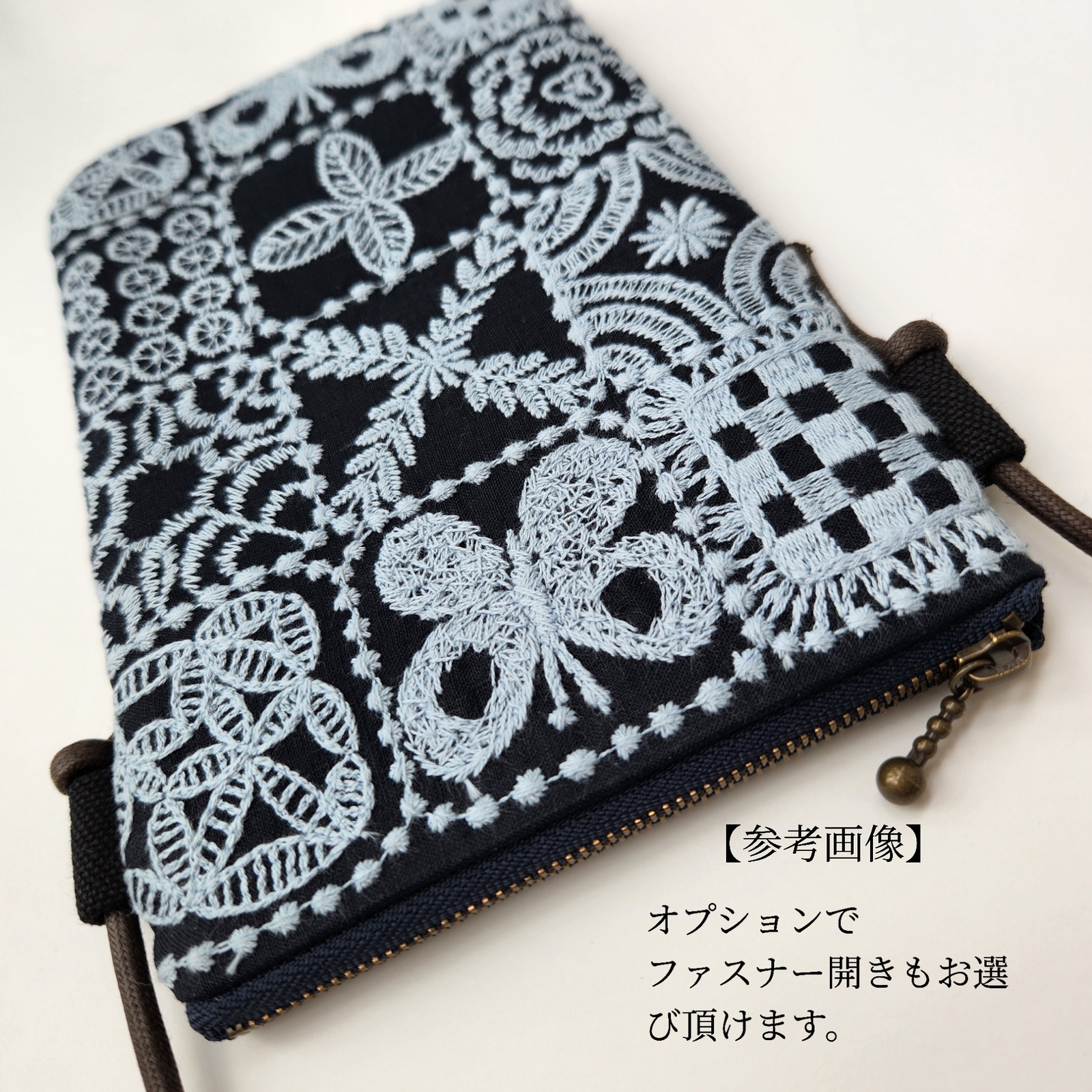 ミナペルホネン タンバリン スマホショルダー 【受注制作】 - handmade