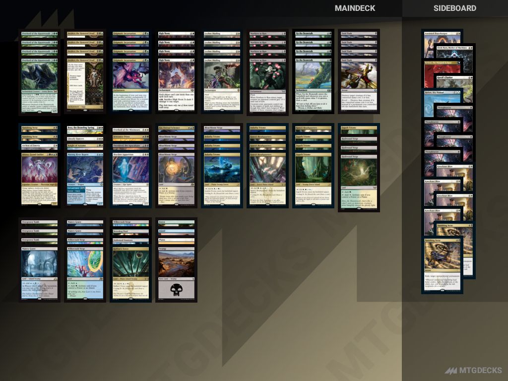 パイオニアデッキアーカイブス】♲♲アブザン重視奇怪な具現／2025.05