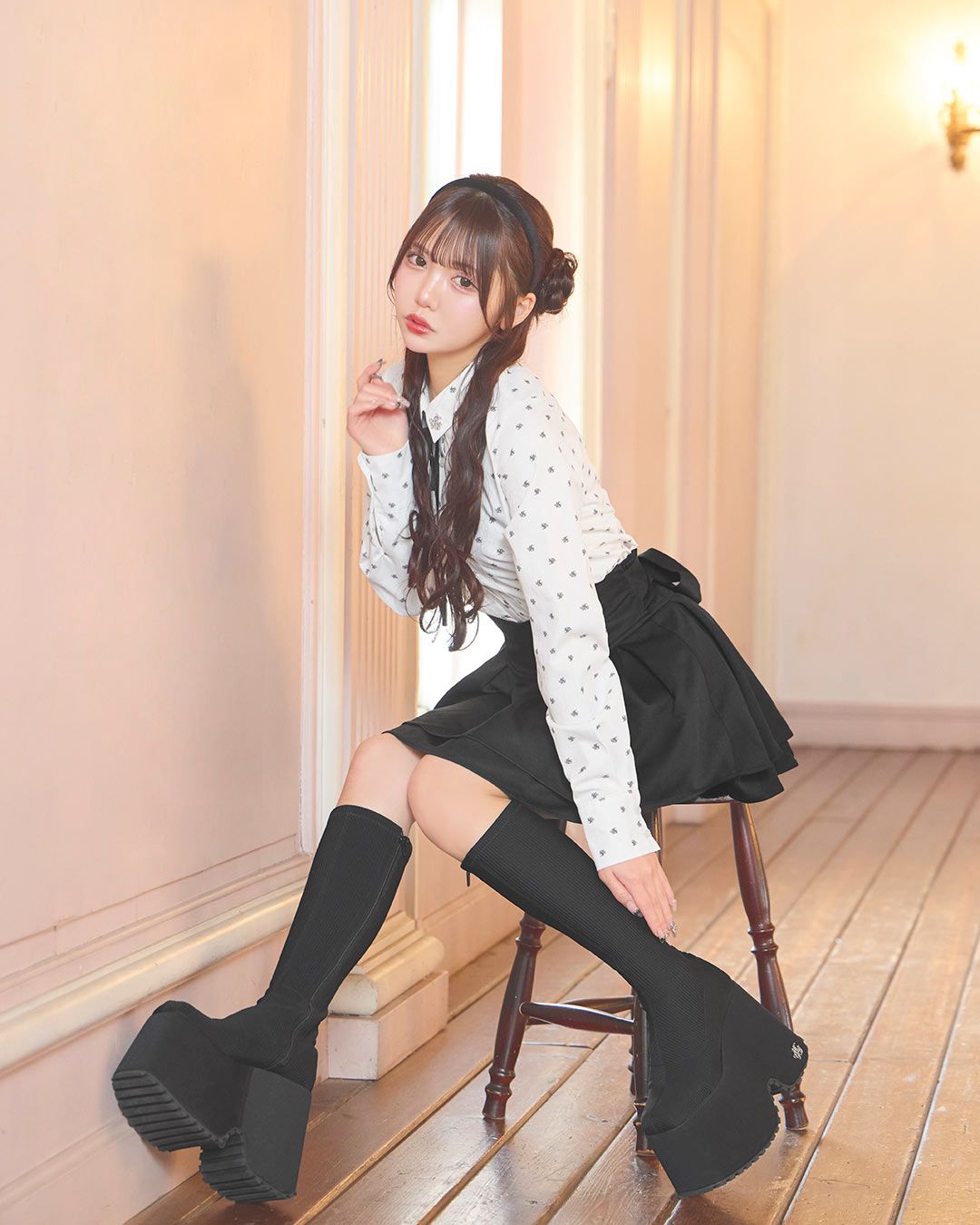 14.5cm史上最強ロングブーツ ブラック | ファッション通販＆メディア