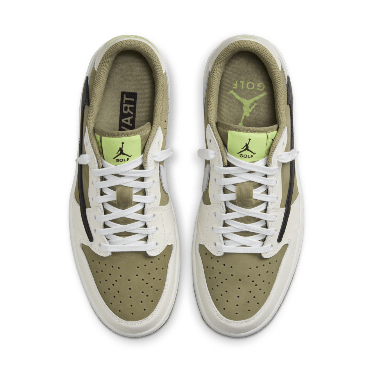 Air Jordan 1 Low Golf x Travis Scott 'Neutral Olive' (FZ3124-200