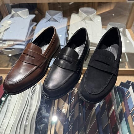 GLR ハッスイ スエード フレンチ ローファー ―撥水―