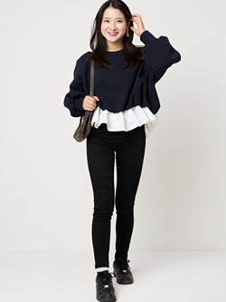 THREE SQUARE]モチモチフリルプルオーバー | KOBUNSHA SELECT SHOP