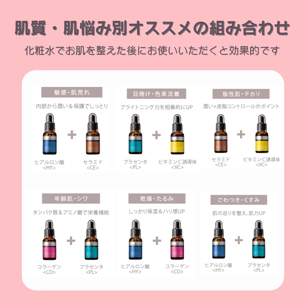 自分の悩みに合わせて調合できる！？美容液シリーズ | STAFF RECOMMEND