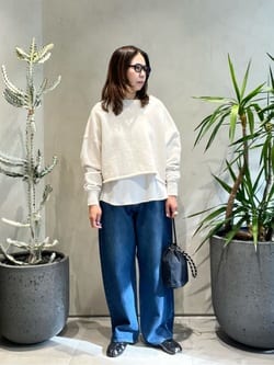 conte＞ドローストリング バッグ BLACK