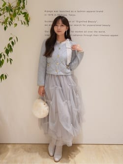 MARIEBELLEコラボ〉Ribbon Knit Jacket | カーデ | Rirandture（リ