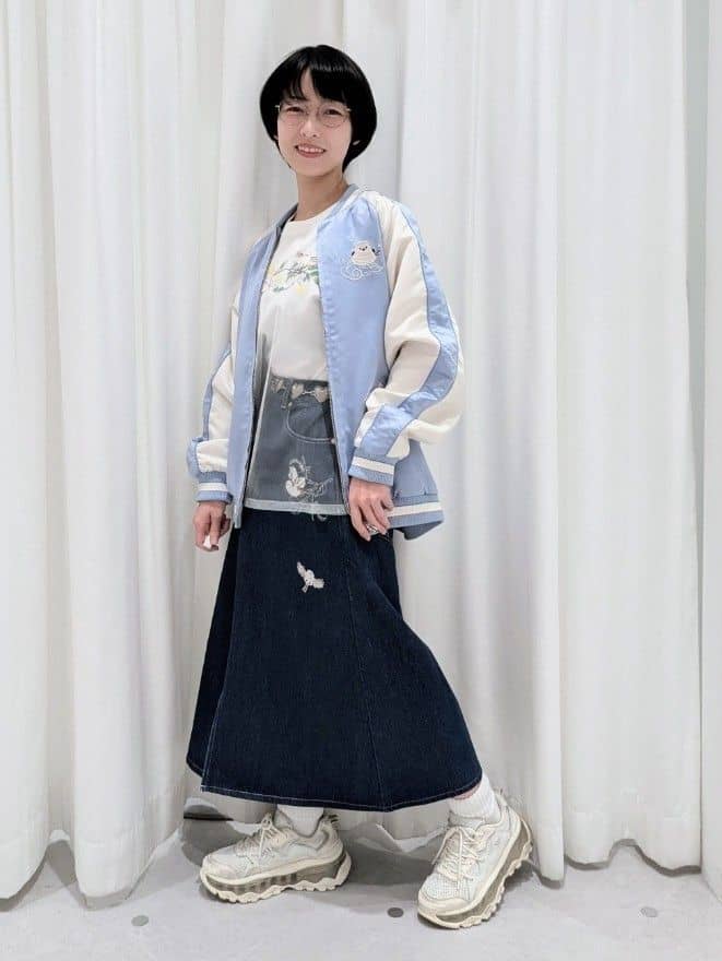 シマエナガ｜スカジャン｜ユニセックス｜グラニフ(graniph)公式