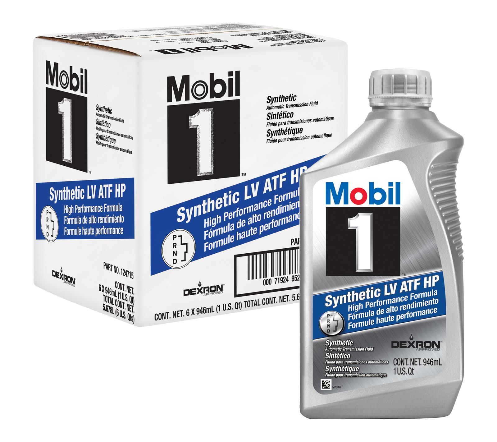 Mobil 124715 Mobil 1 Synthetic LV ATF HP | Summit Racing