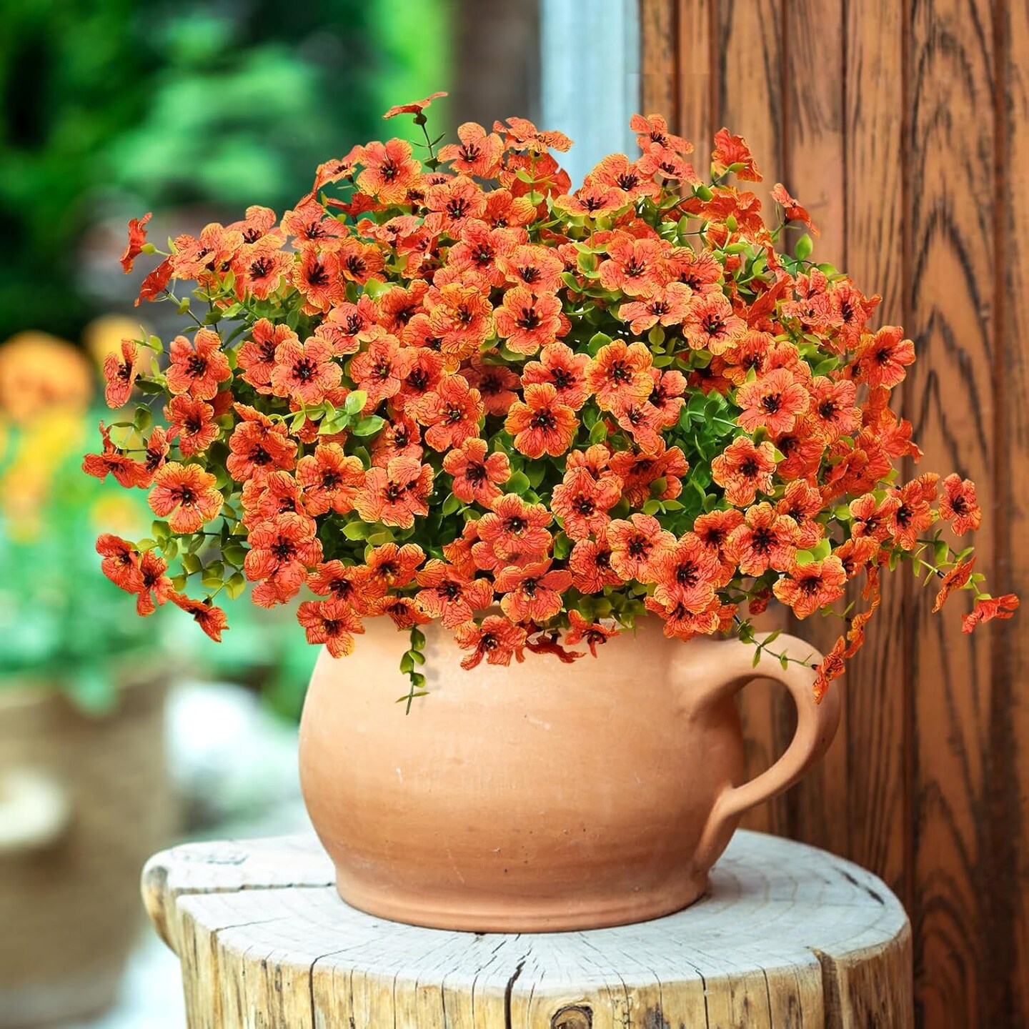 Fall Flowers UV Resistant Artificial Mums for Outdoors | Michaels