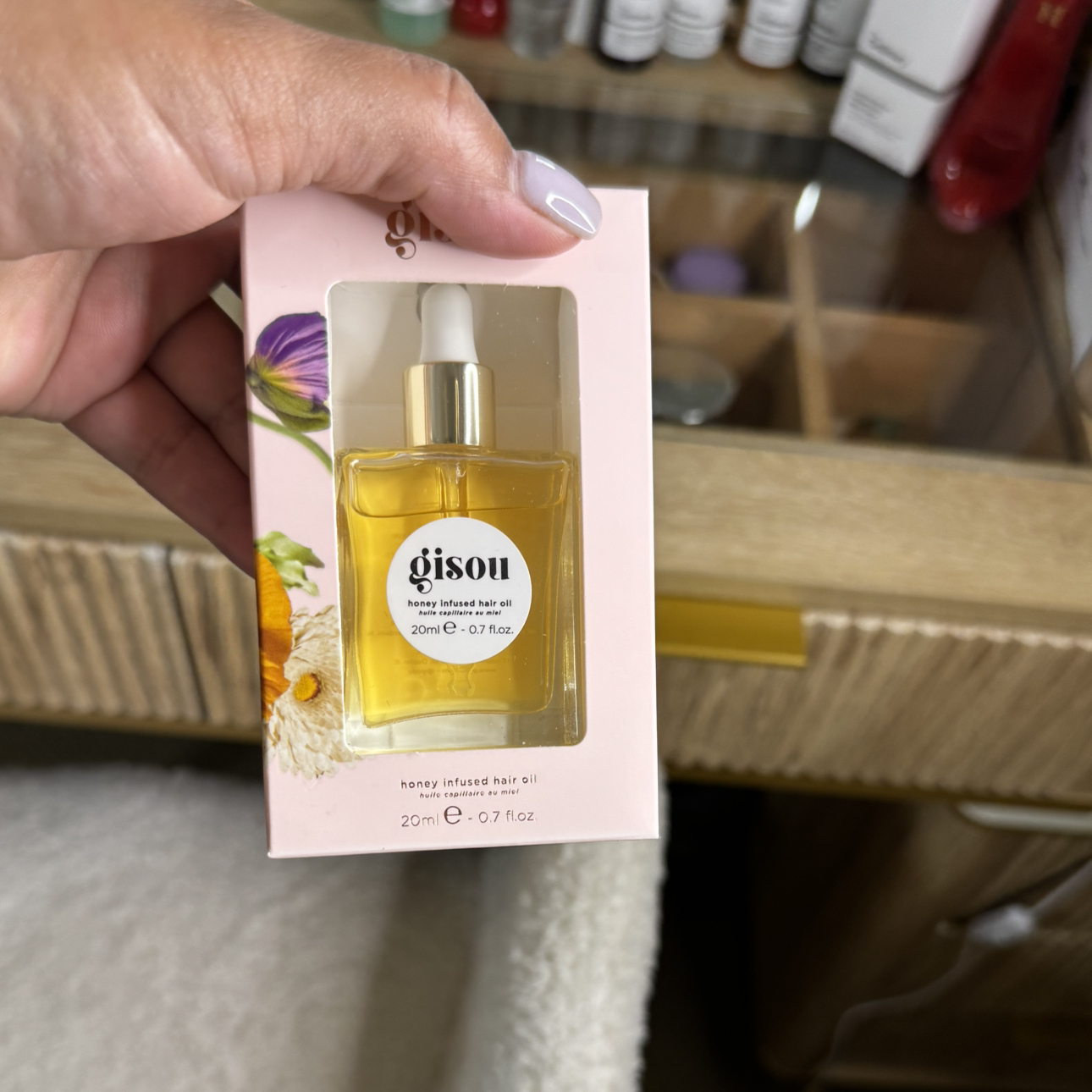 Mini Honey Infused Hair Oil - Gisou | Sephora