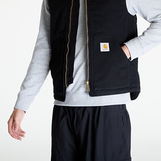 Carhartt WIP Classic Vest UNISEX Black Rinsed | Queens