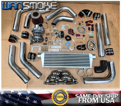 SR20DE for 89-98 240SX S13 S14 Sentra SE-R .63 Turbo Kit Top Mount