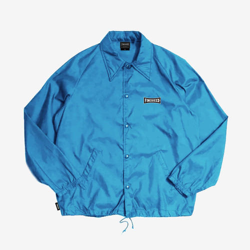 STANDARD LOGO ZIP COACH JACKET - SKY BLUE | FINESIXXX